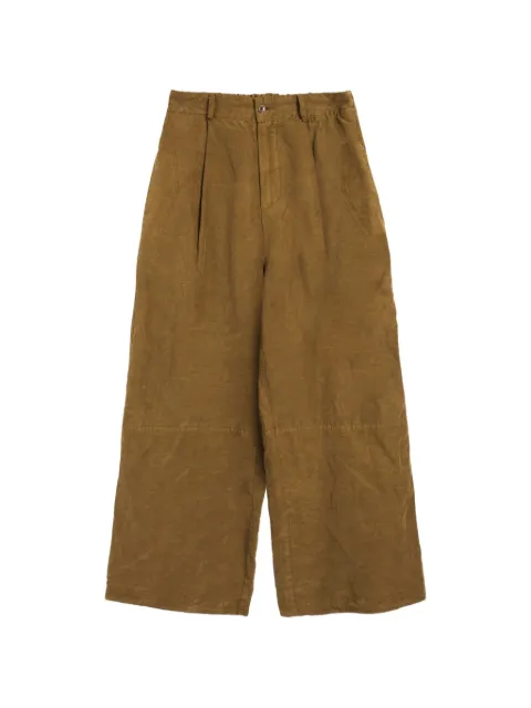 YMC Drop Out trousers Brown U4AAA