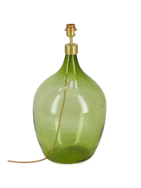 PAULA glass lamp base Green LGHTLAMPBS0013