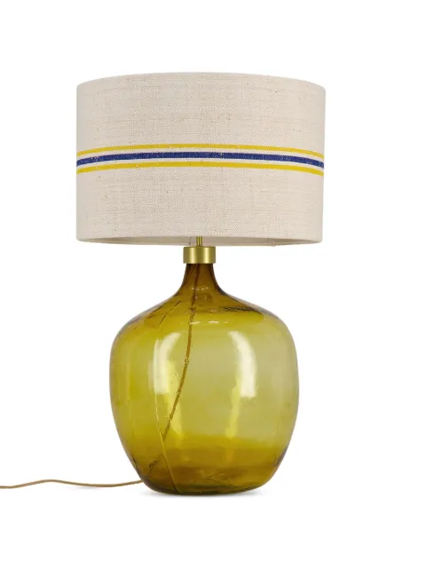 PAULA striped lampshade Brown LAMPSHSTRP58