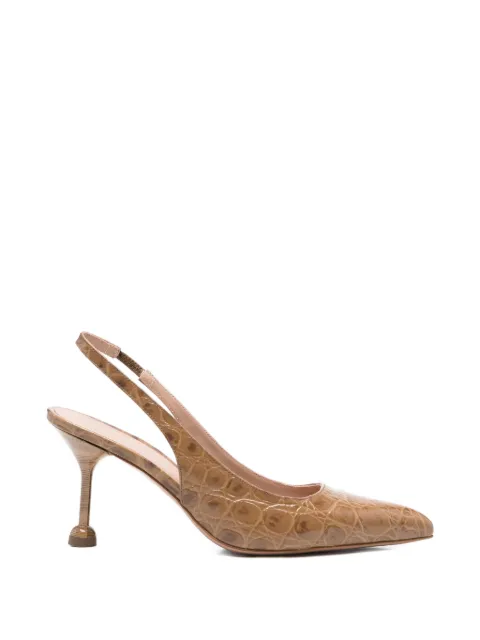 Festa Milano Fannys slingback pointed pumps Brown FANNYS