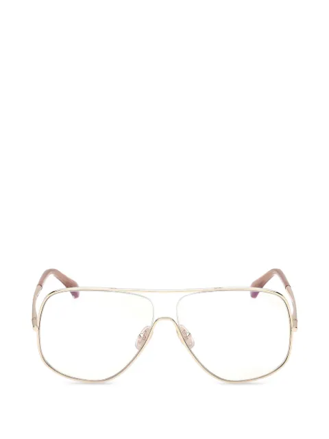 Max Mara Eyewear pilot-frame glasses Gold MM5222B