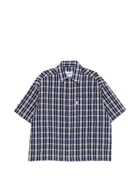 Bonsai check shirt Blue SH003001