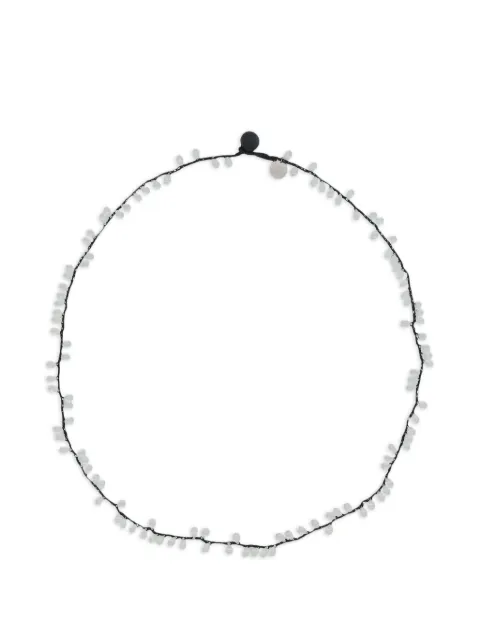 Maria Calderara beaded-effect necklace Black 2V105TTRASPARENTE