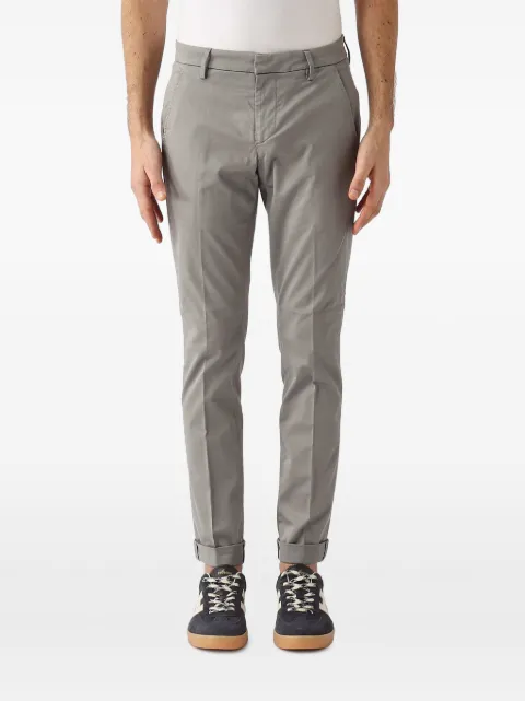 DONDUP cuffed-hem trousers Grey UP235RSE036PTD