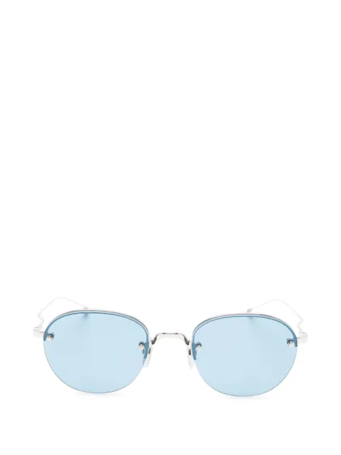 Thom Browne Eyewear oval-frame sunglasses Silver UES959A