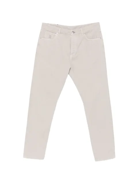 Brunello Cucinelli zip-up jeans Grey M237PX1290C7500
