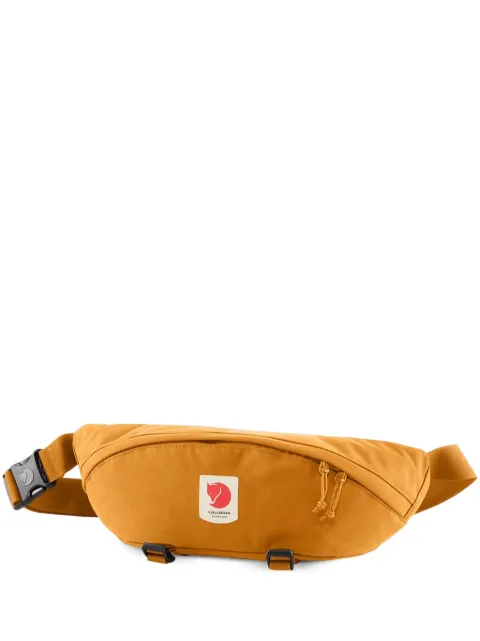 FJALL RAVEN medium logo-patch belt bag Orange F23166