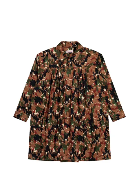 Walter Van Beirendonck Painter camouflage pockets coat Brown 4005