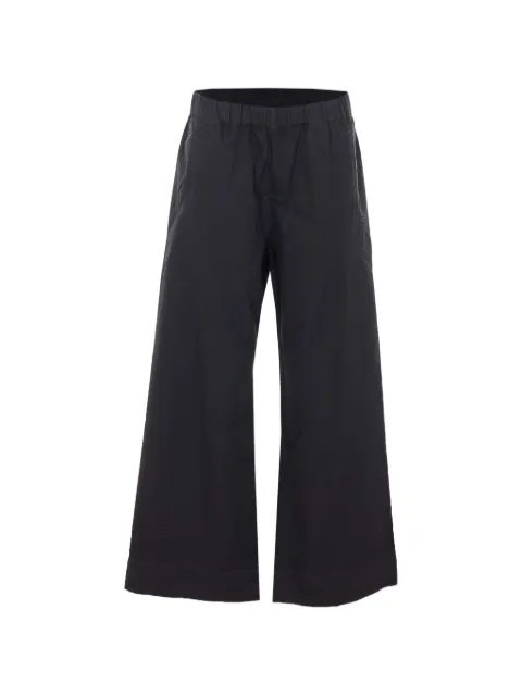 TRUE AVENUE elasticated-waistband trousers Black PENSILESSELINGBLACK