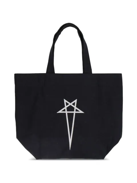 Rick Owens x Champion graphic-print canvas tote bag Black RH0000010CVS1