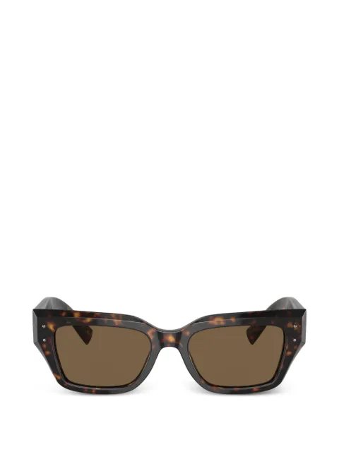 Dolce & Gabbana Eyewear square studed sunglasses Brown DG4462