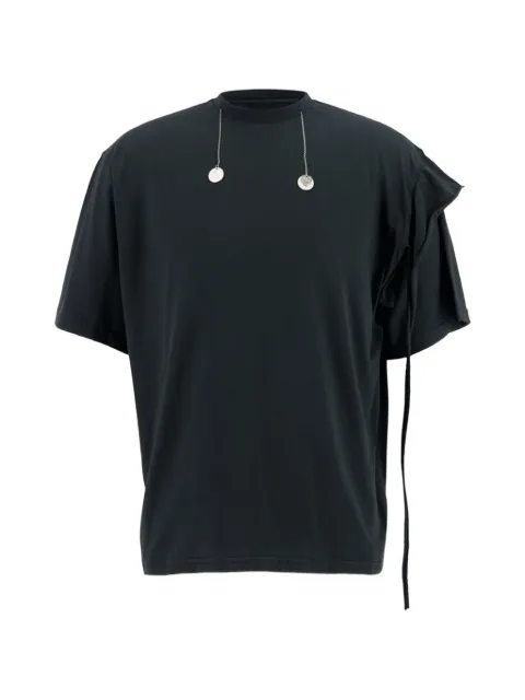 Ottolinger chain embellishment T-shirt Black 11510241507