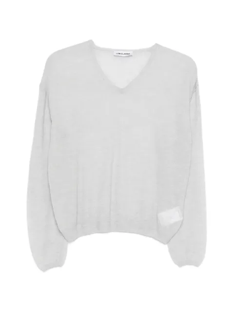 Low Classic V-neck sweater Grey LW265KN06GR