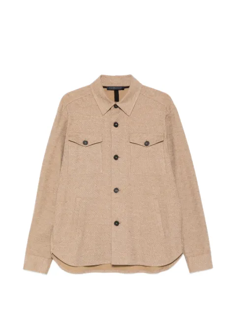 Harris Wharf London pocket shirt jacket Neutrals CH9320PGL