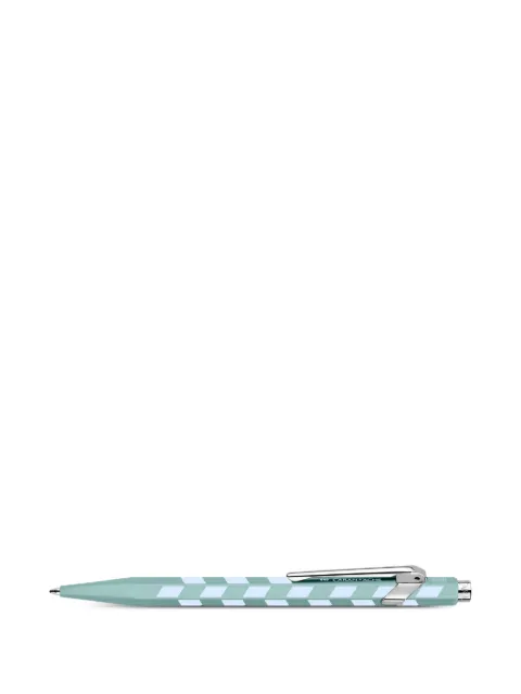 Caran d'Ache 849™ Mosaic checkered pen Green CDMPNM849602