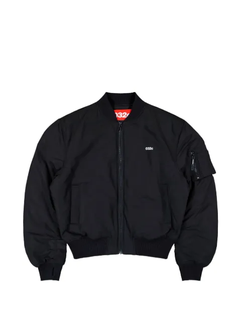 032c zip-up bomber jacket Black F25URW1912000