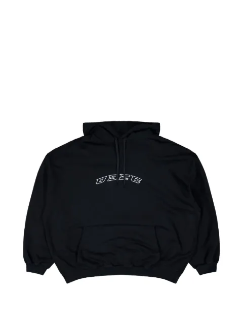 032c long-sleeve hoodie Black F25URC0631050
