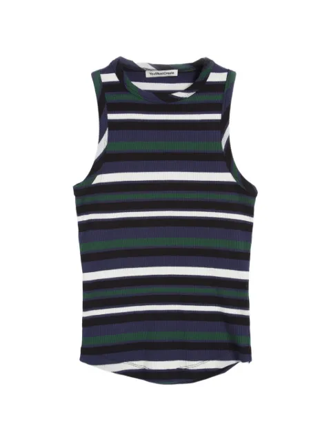 YMC Rainshine striped ribbed vest Black Q6AAF