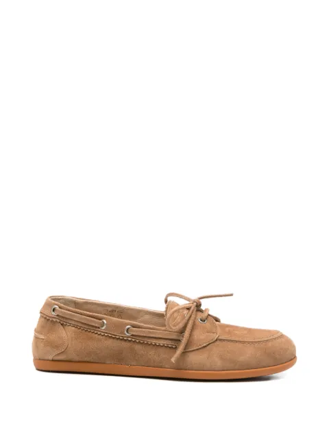 Pomme D´Or Marina suede boat shoes Brown 1250