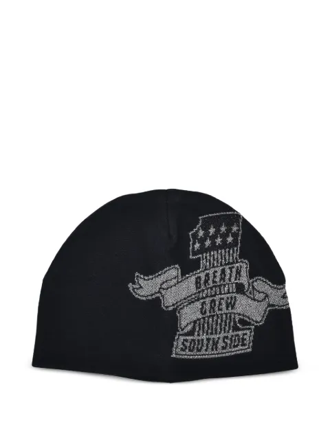 BREATH logo beanie hat Black BR26SSAC8006