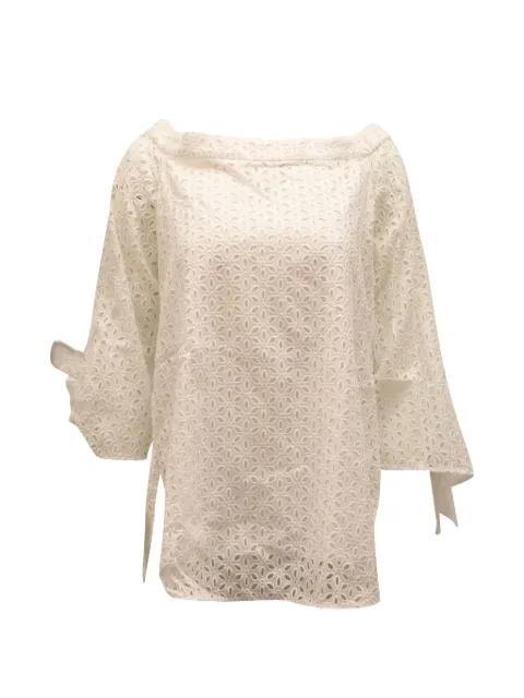 Tibi off-shoulder blouse Neutrals NAPPUGBCL126924W