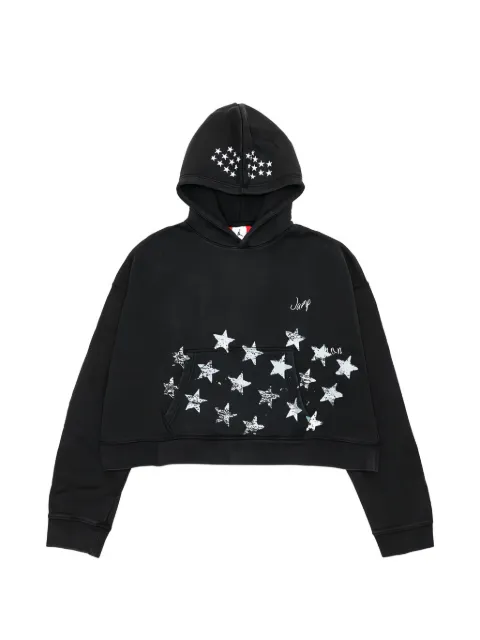 Jordan star-print hoodie Black IM7367