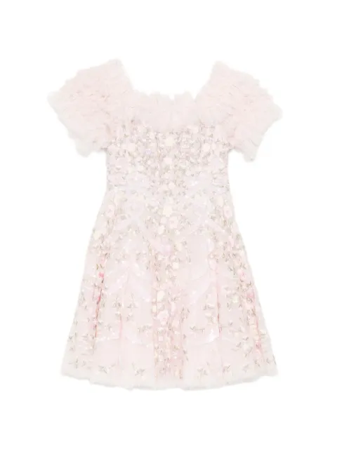 Needle & Thread floral-embrodairy dress Pink DSOS06RSS26PMU