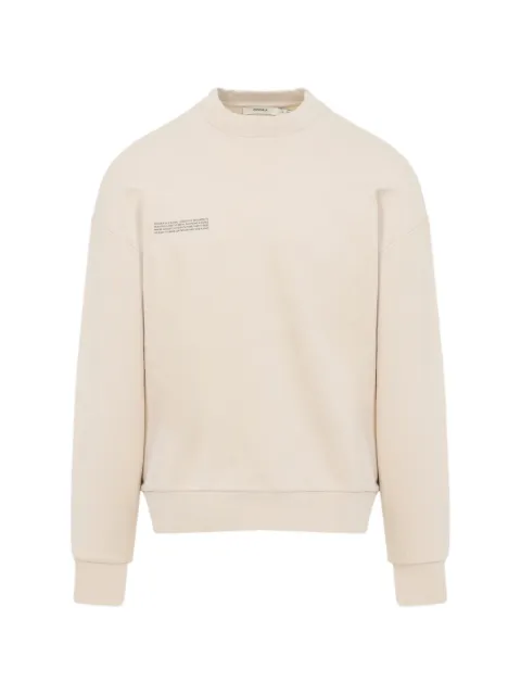 Pangaia slogan-print sweatshirt Neutrals 10000183
