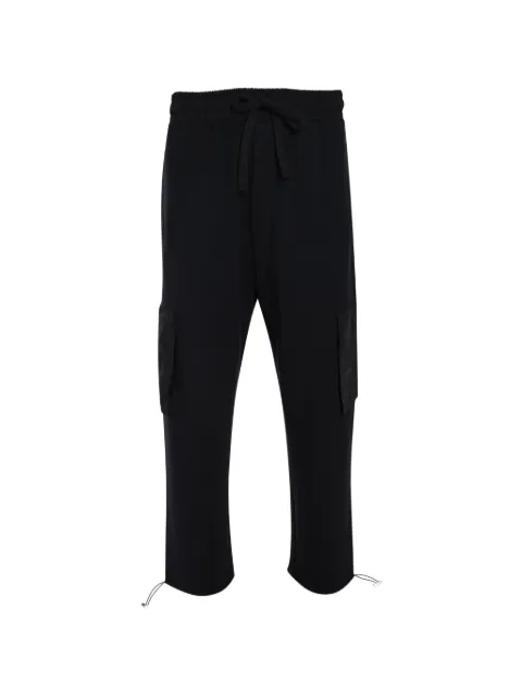 HINNOMINATE drawstring-fastening cargo trousers Black HMABM01044