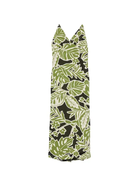 Niu floral-print maxi dress Green SS26117T220