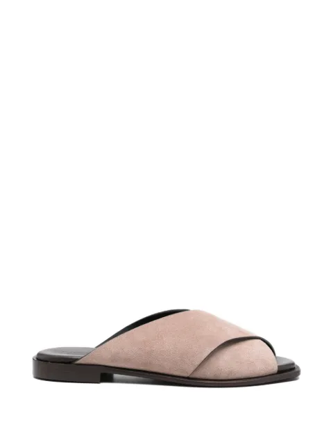 Donnarì suede mules Grey GD02M