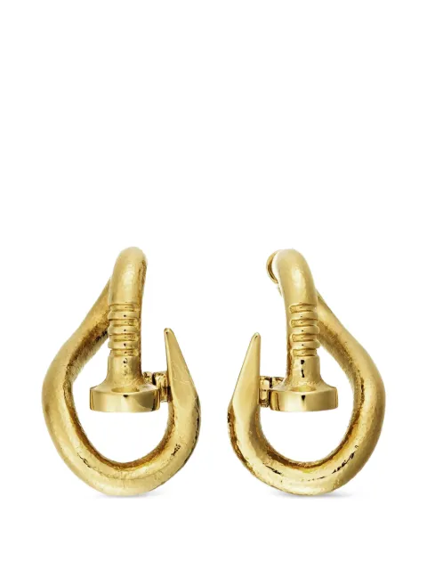 David Webb Bent Nail earrings Gold 23526E1HYXXX