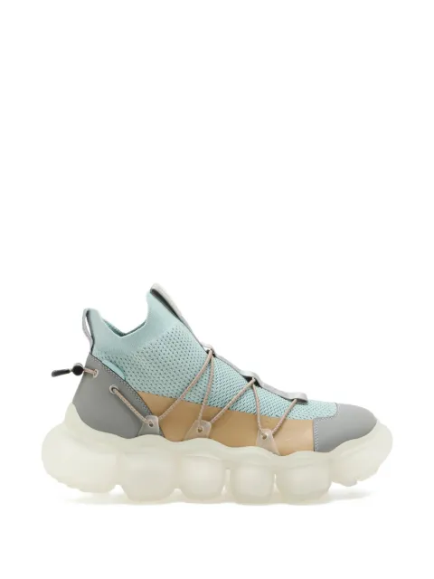 GROUNDS bubble-sole lace-up sneakers Blue 1636