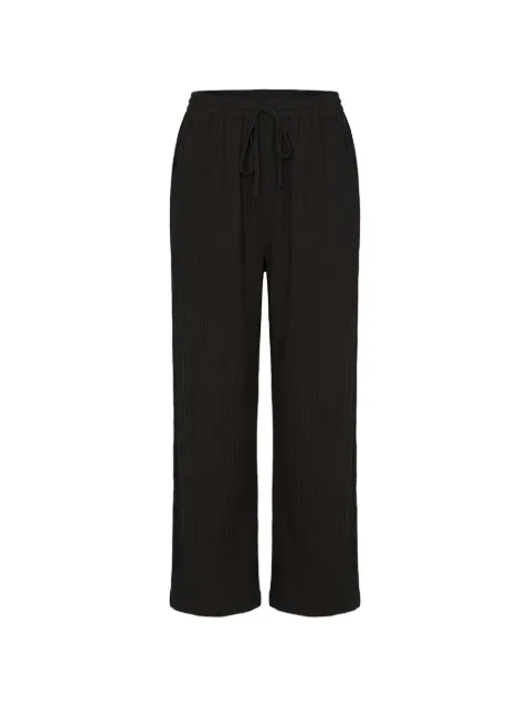 Xirena Devon drawstring textured trousers Black X7CHG009