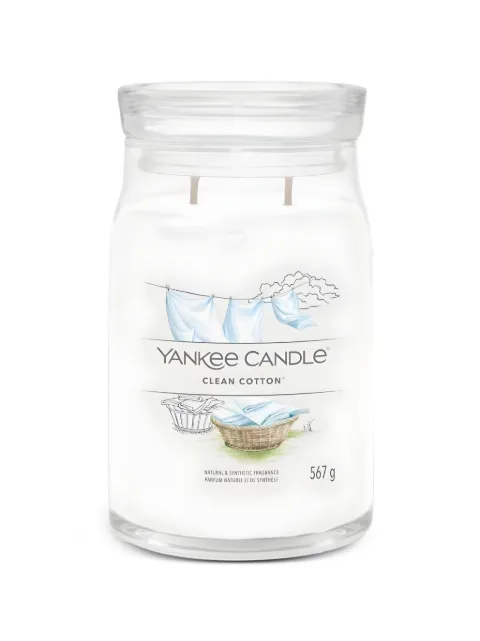 yankee candle Clean Cotton candle White 1630644E