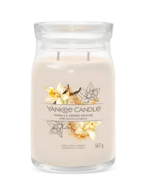 yankee candle Vanilla Crème Brûlée candle Brown 1629981E