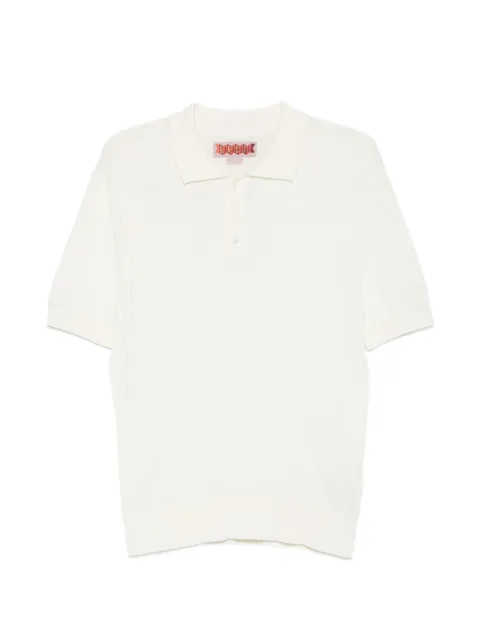 Baracuta ribbed polo shirt Neutrals BRMAG0209