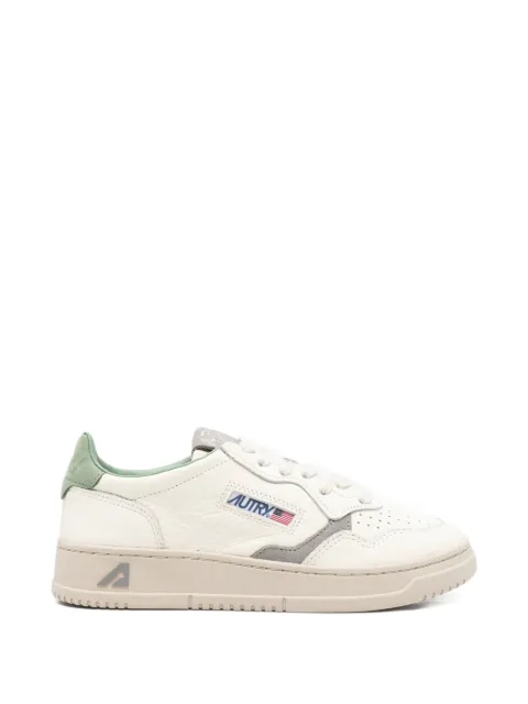 Autry grained medalist low leather sneakers Neutrals AULWNE16