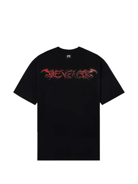 Revenge graphic-print T-shirt Black X53UDHVI