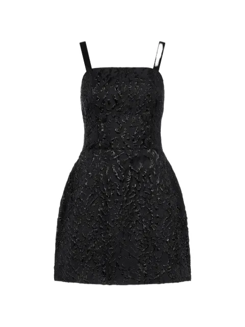 Mia Peculiar square-neck mini dress Black 03MPJD02