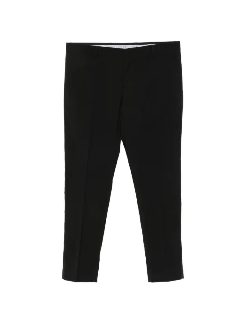 Daniele Alessandrini pressed-crease tailored trousers Black P2814N9604100