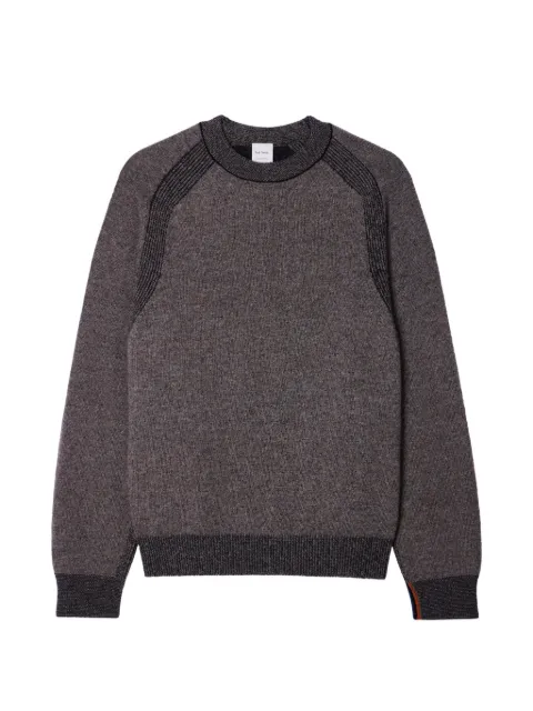 Paul Smith crew-neck panelled sweater Grey M1R770ZV02967