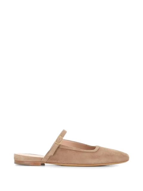 Tassinari strap suede mules Neutrals Z573