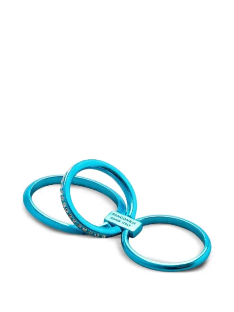 Panconesi Solar Crystal ring Blue AO181883