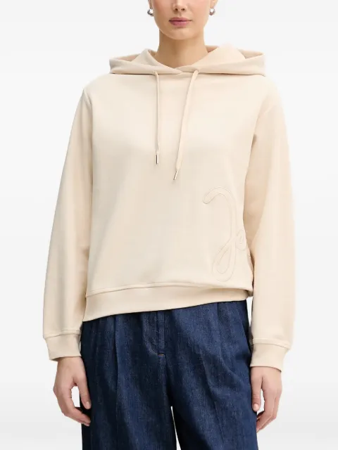 Joop! drawstring logo hoodie Neutrals 30100249