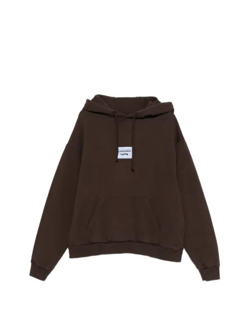 Charles Jeffrey Loverboy rabbit-ear hoodie Brown 062100101