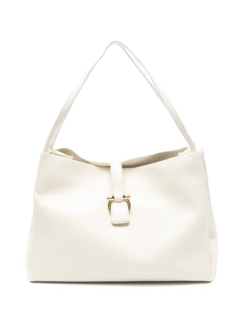 Ferragamo buckle leather satchel Neutrals 789599