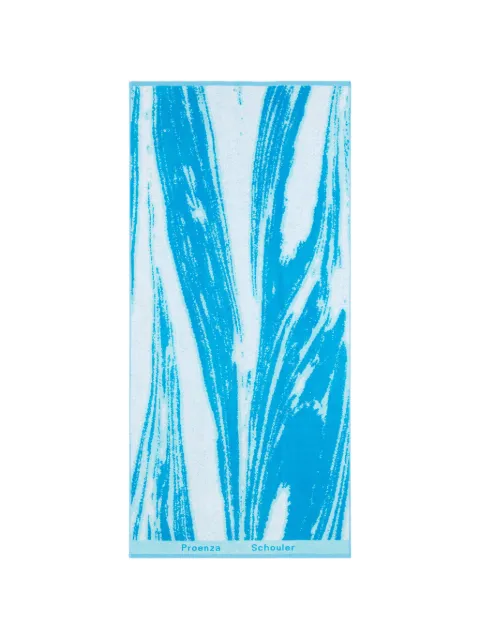 Proenza Schouler abstract-print towel Blue R2639002TML01