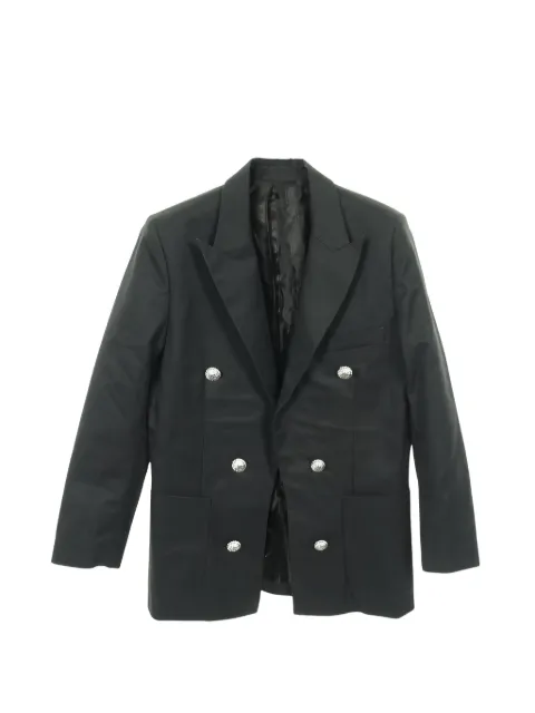 Balmain Pre-Owned 2000s double-breasted blazer Black 1041553