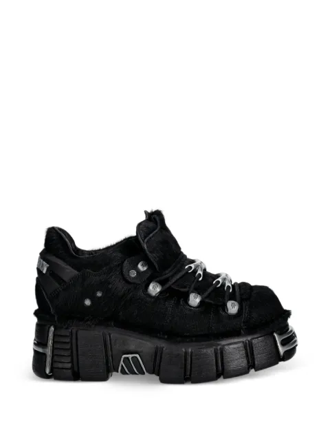 NEW ROCK fur sneakers Black M120NC79